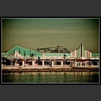 Opuszczony park rozrywki Six Flags w Nowym Orleanie...